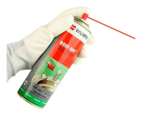 Imagem 3 de 3 de 4 Rost Off Desengripante Wurth Micro Óleo Lubrificante 300ml