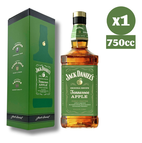 Jack Daniel's whiskey tennessee apple 750cc