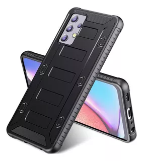 Funda Negra Heavy Duty Tpu Suave Para Galaxy A32 5g