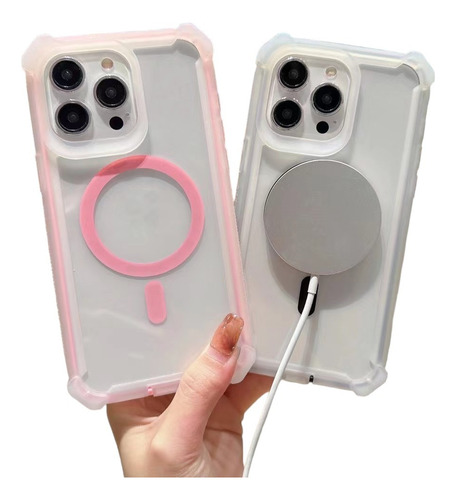 Funda Para iPhone Uso Rudo Defender 2 En 1 Con Magsafe