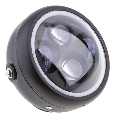 Cubierta Del Soporte Del Faro Led De La Motocicleta Retro