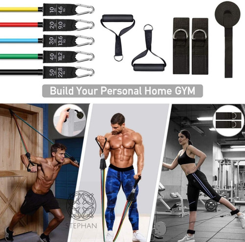 Imagen 7 de 10 de Flash Sale Ligas Fitness 150 Libras Alta Resistencia