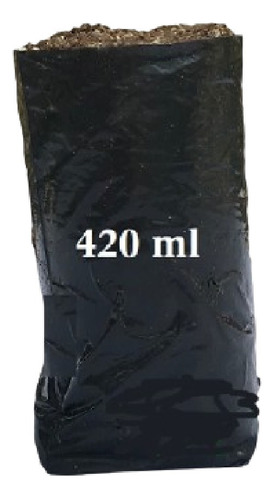 Saquinho Saco Plástico Para Mudas - 10 X 15 X 0,10 - 500 Ud