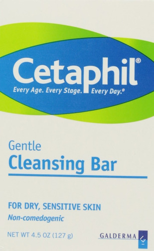 Cetaphil Gentle Cleansing Bar Piel Seca / Sensible 4.50 Onza