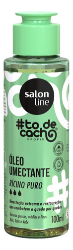 Óleo De Umectação To De Cacho Rícino Puro Salon Line 100ml