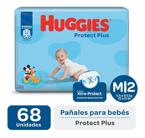 Pañales Huggies Protect Plus Ahorrapack