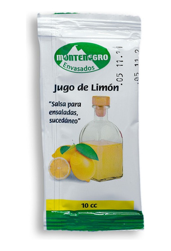 Sachet De Jugo De Limón, Caja De 300 Und