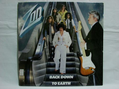 Vinilo Zon Back Down To Earth 1979 Canadá + Sobre- Prog Rock