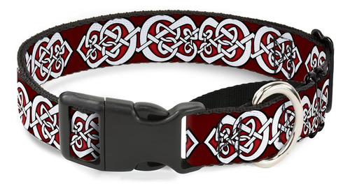 Collar Para Perros  Celtic Knot5 Martingala, Rojos/negros/bl