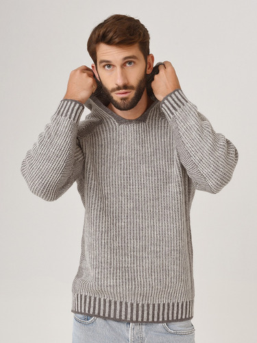 Sweater Tejido Con Capucha Mauro Sergio Art. 236