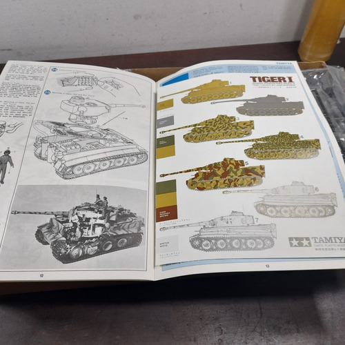 Imagem 6 de 6 de Plastimodelismo Tank Tiger 1 Tamiya 1/25 N30611 Ww2 P/montar
