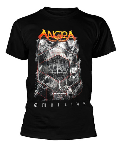 Camiseta Angra - Ømni Live Extra Grande