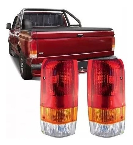 Juego X2 Faro Trasero Ford F 100 95 96 97 98 99 Tricolor