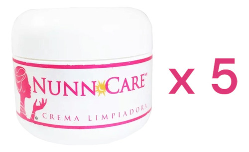 Crema Limpiadora Nunn Care 5 Pzas