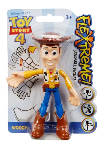 Toy Story 4 Figura Flexible 4  - Woody Ggl00