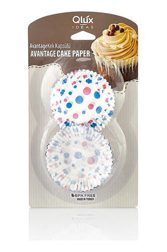 Molde De Papel Para Muffins 80 Piezas 21x10cm, Qlux Ideas