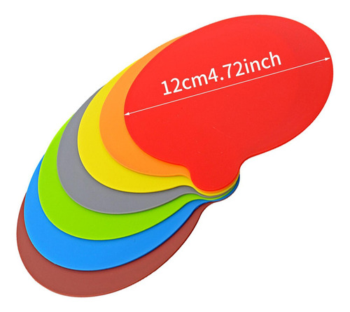 H Abridor De Tarros De Silicona De 7 Piezas Abrelatas