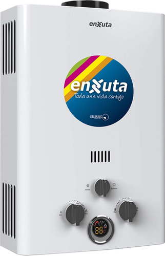 Calentador Instantáneo Agua A Gas 6 Litros/min Enxuta Tenx6g