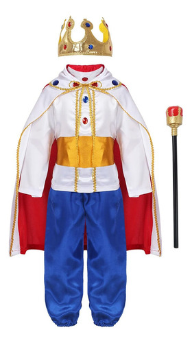 Disfraz De Rey Medieval Para Niños Y Niños Royal King Prince