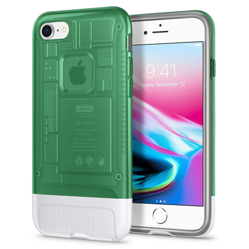 Capa Spigen iPhone SE 2020 iMac G3 Verde + Pelicula Vidro 9h