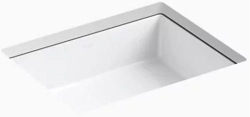 Kohler K-2882-0 Verticyl Rectángulo Bajo Sink Lavabo