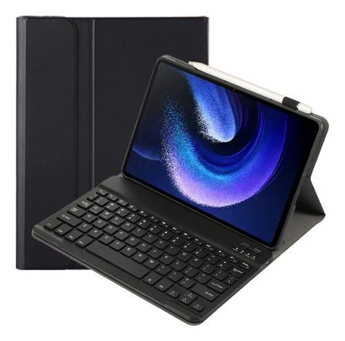 Funda De Piel Con Teclado Para Xiaomi Pad 6/6 Pro