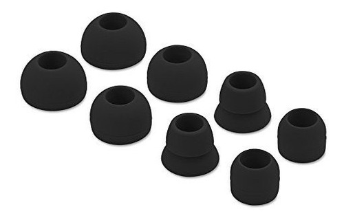 8pcs Negro Reemplazo Eartips Auriculares Eargels Para Beats