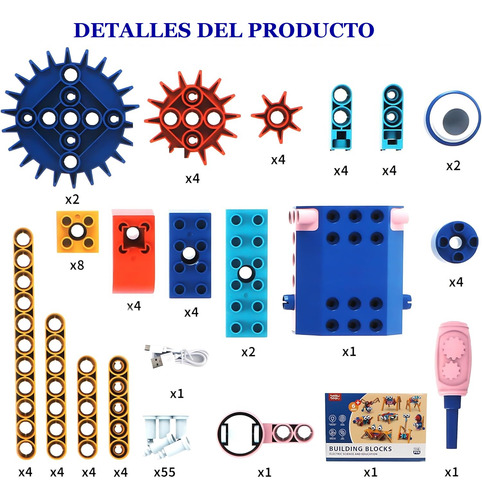 Bloques De Construcción Juguetes Para Niños Rc Robot Stem
