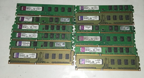 Lote 17gb Ram Varias Color Verde Kingston Ddr3