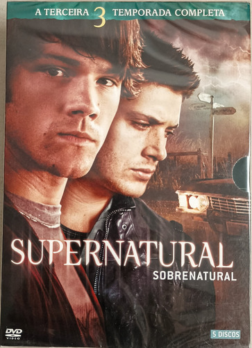 Dvd Supernatural Sobrenatural 3 Temp. Completa Novo Lacrado