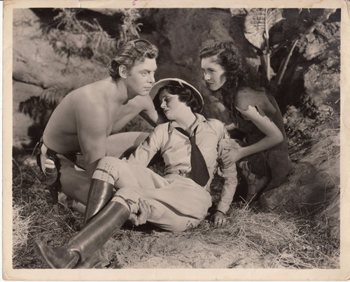 Tarzan Cine Antigua Fotografia Johnny Weismuller Vintage
