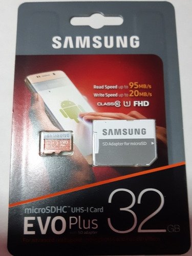 Tarjeta Memoria Micro Sd Samsung Clase 10  Originales 32gb 
