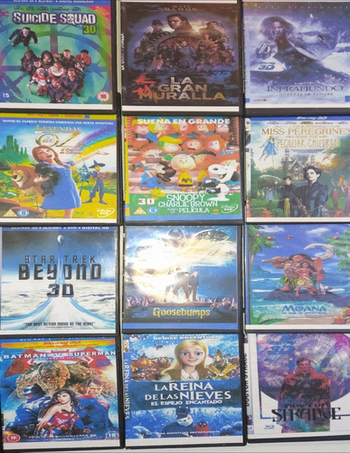 Peliculas Blu Ray 3d Nuevas Printeadas