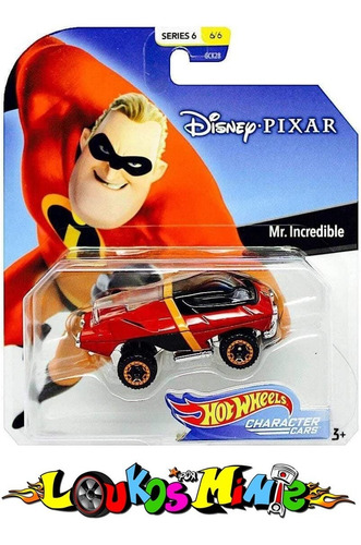 Hot Wheels Disney Mr. Incredible Character Cars Series 6