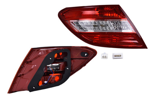 Calavera Izq C/leds Mercedes-benz C280 08/09 Depo