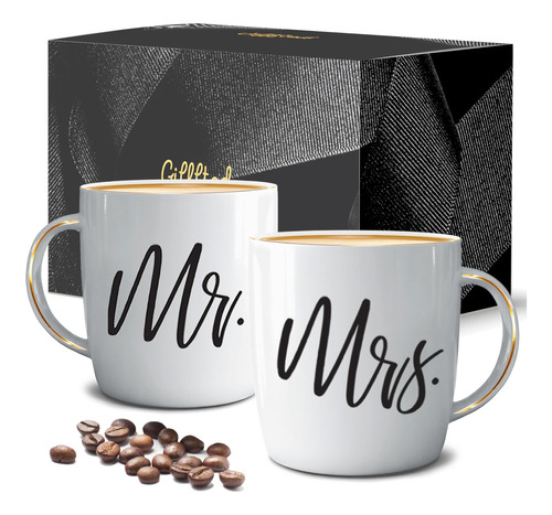 Tazas De Café Triple Gifffted Mr And Mrs Ideas De Regalos Pa