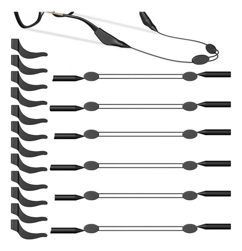 6 Pzs Correa Para Anteojos Retenedor De Anteojos Ajustable