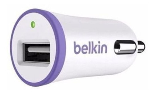 Cargador De Auto Belkin Single Púrpura Color Violeta