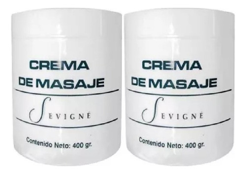  Crema De Masaje Para Piel De Naranja Sevigné 2 Pzas De 400 G