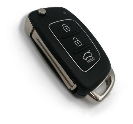 Imagen 3 de 4 de Kit De Carcasa Para Control Hyundai Grand I10 3 Botones