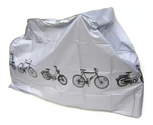 Carpa Funda Lona Cubre Moto Bicicleta Con Diseño