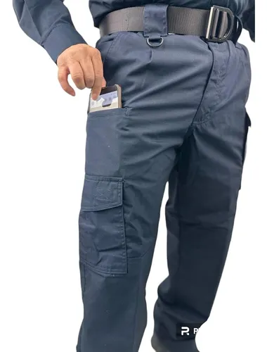 Pantalon propper online azul marino