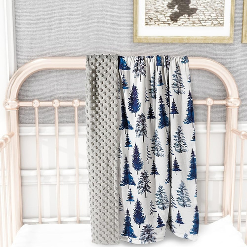 Paquete De 4 Mantas De Bebe Soft Woodland De 30 X 40 Para...