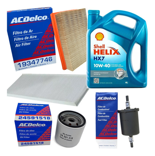 Combo 4 Filtros Aire Aceite Nafta A/a 10w40 Suzuki Fun 2006