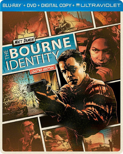 Identidad Desconocida Bourne Steelbook Pelicula Bluray + Dvd