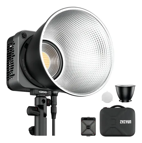 Iluminador Led Zhiyun Molus G200 Cob Monolight Bi-color 200w Cor