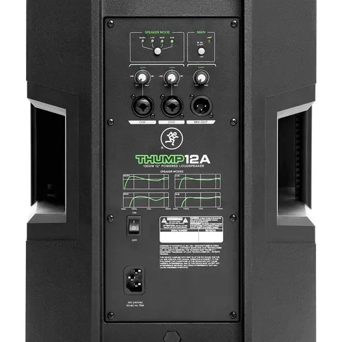 Caixa Mackie Thump12a 1300 W Modelo Cor Preto | Parcelamento sem juros