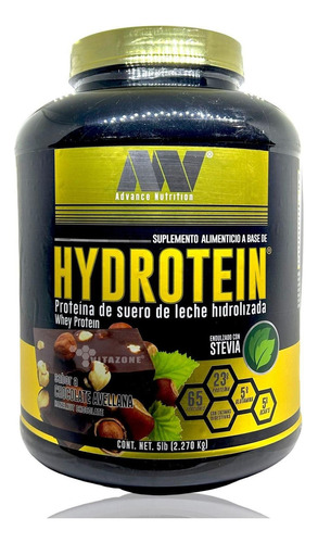 Hydrotein Whey Protein Chocolate Avellana 5 Lbs Advance Nutrition Sabor Chocolate/Avellana
