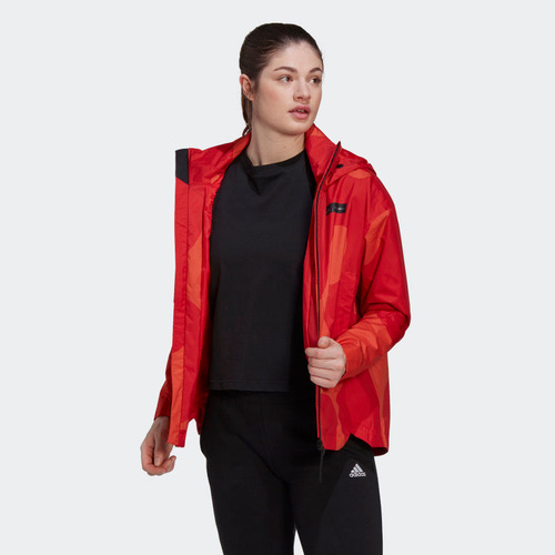 adidas Campera Capucha Impermeable Talle M Marimekko Nueva