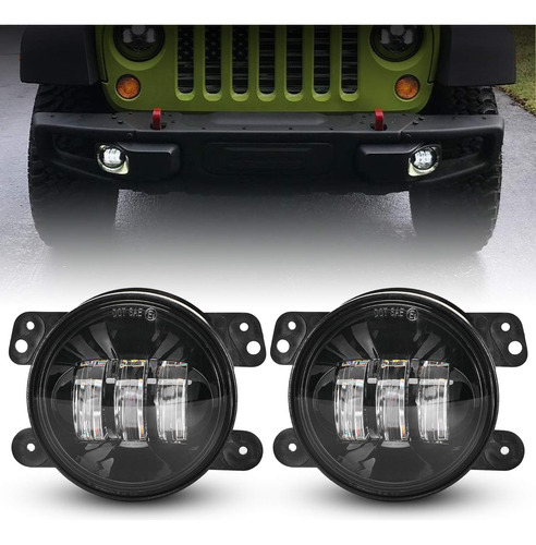 Lx-light Luz Antiniebla Led 4  60 W Emc Para Jeep Wrangler